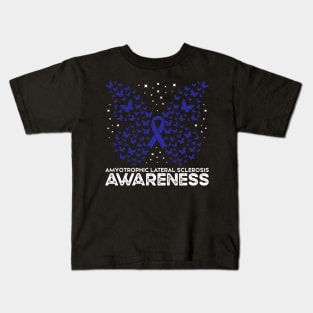 Als Awareness Amyotrophic Lateral Sclerosis Awareness Kids T-Shirt